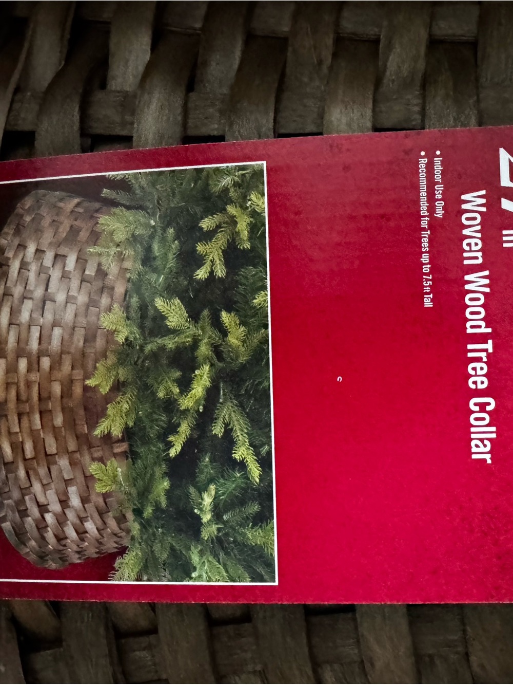 Woven Wood Tree Collar